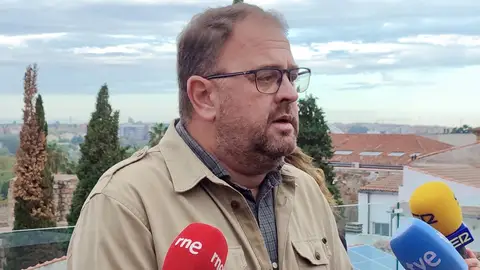 El alcalde de Mérida, Antonio Rodríguez Osuna, atiende a los medios de comunicación El alcalde de Mérida, Antonio Rodríguez Osuna, atiende a los medios de comunicación
