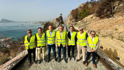 La Generalitat finaliza las obras de emergencia ejecutadas en la Línea 9 del TRAM entre Benidorm y Dénia