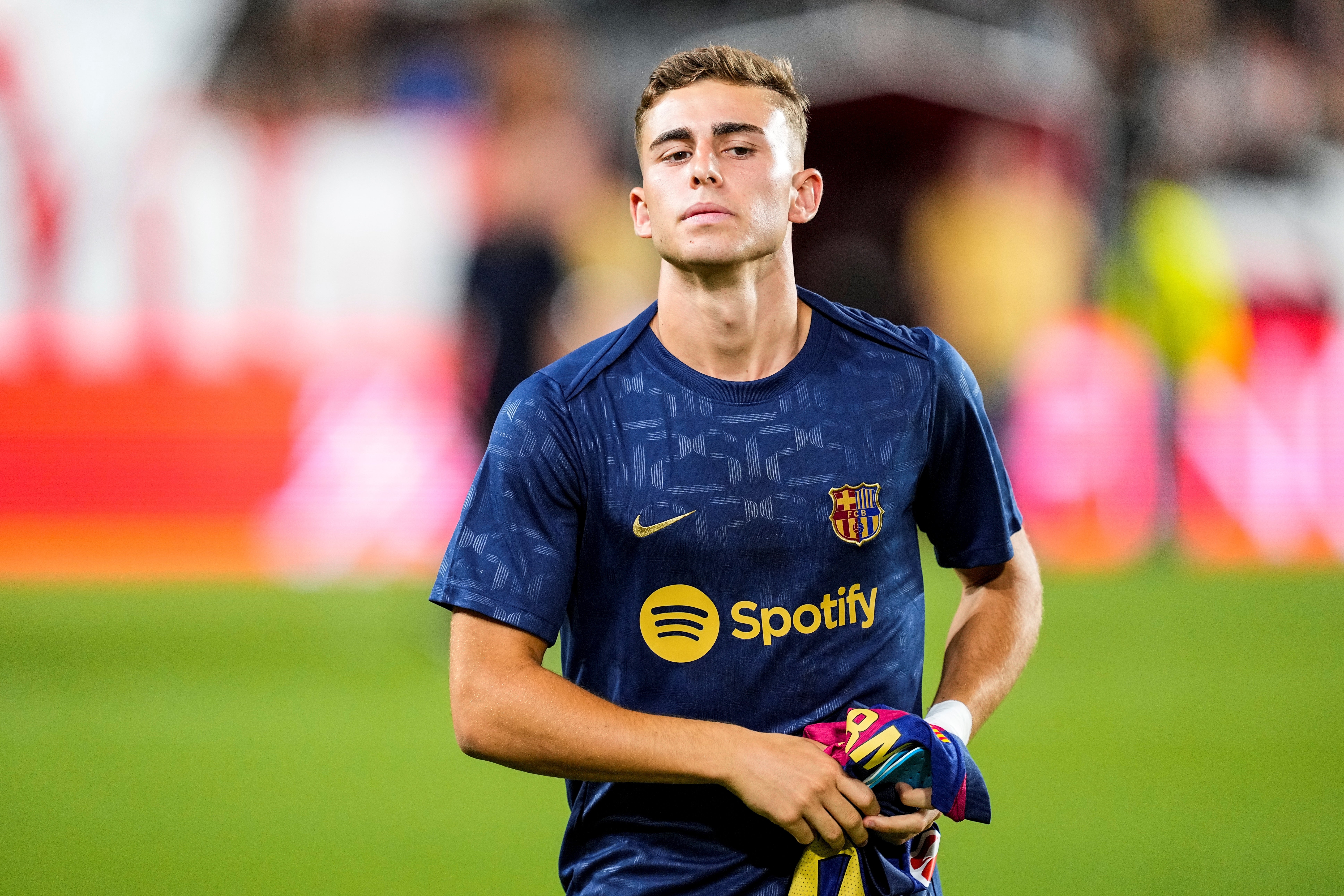 Fermín, novedad en el entrenamiento Fermín, novedad en el entrenamiento