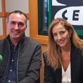 Ricardo Fernández, secretario de la Asociación Española del Síndrome de Schaaf-Yang y Nuria Alonso, directora de la Fundación CEPA.