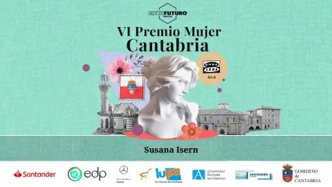 Susana Isern, candidata al VI Premio Mujer Cantabria Susana Isern, candidata al VI Premio Mujer Cantabria