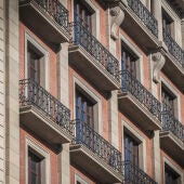 Façana d'un edifici de Barcelona