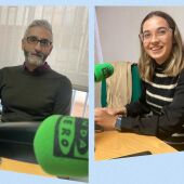 Carlos Porro, etnógrafo y Sandra Ámez, presidenta del consejo de la juventud de Castilla y León
