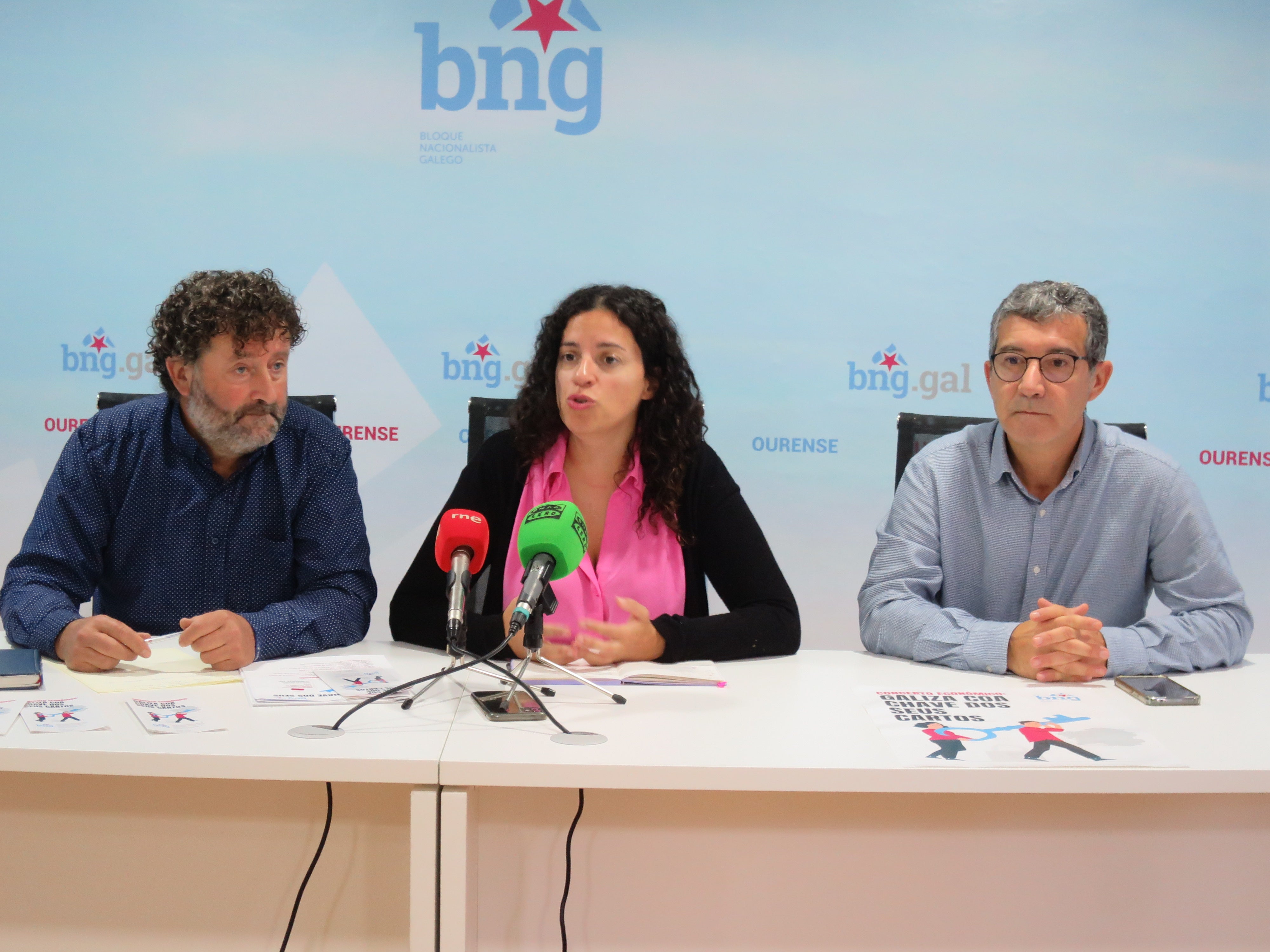 O BNG trae a Ourense a campaña "Galiza coa chave dos seus cartos" O BNG trae a Ourense a campaña "Galiza coa chave dos seus cartos"