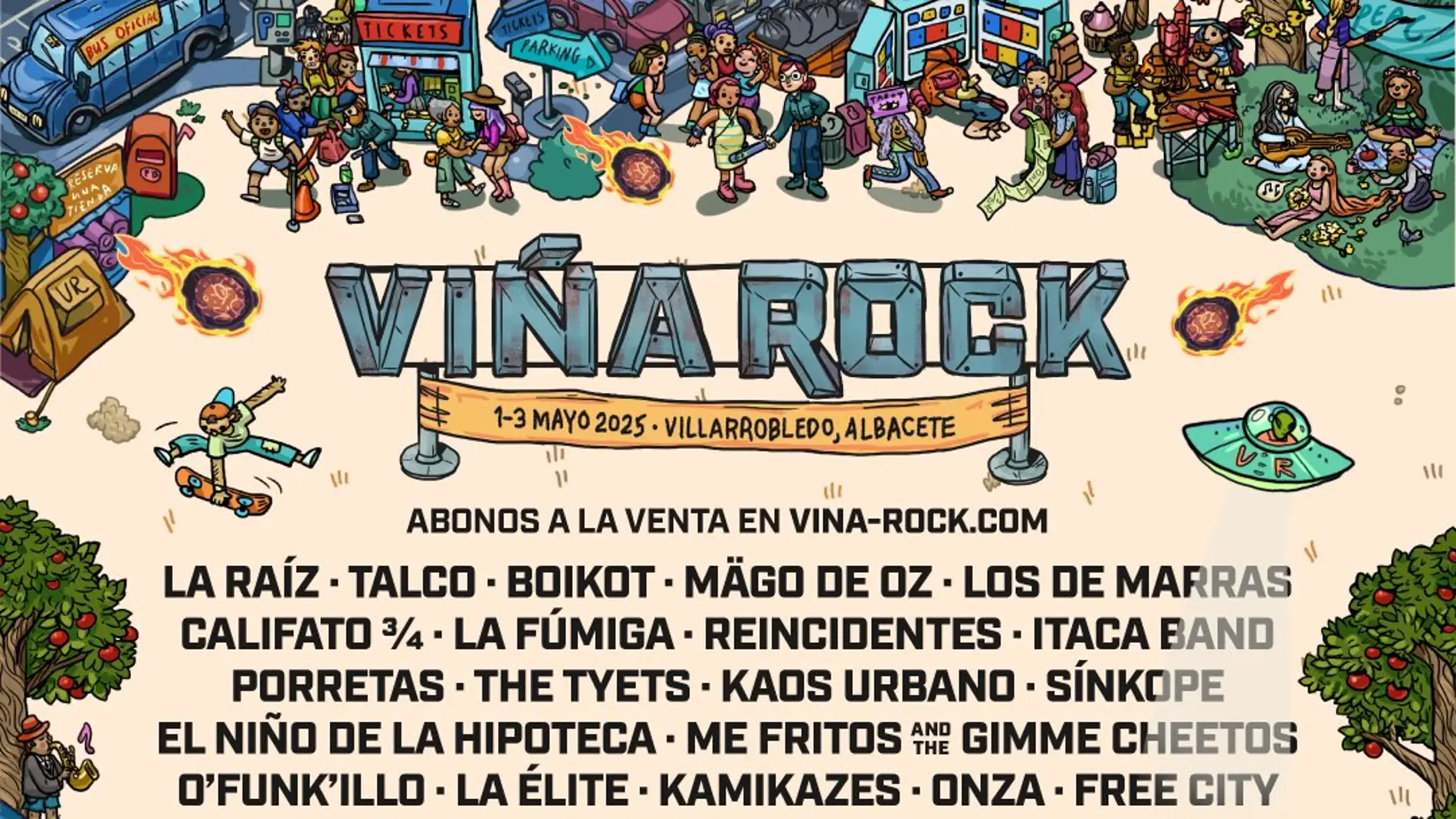 Primeras confirmaciones para el Viña Rock 2025 Primeras confirmaciones para el Viña Rock 2025