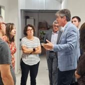 Visita institucional de la directora general de Patrimonio Cultural y el subdirector de Espacios Naturales Protegidos, Carles Borrás a Villajoyosa