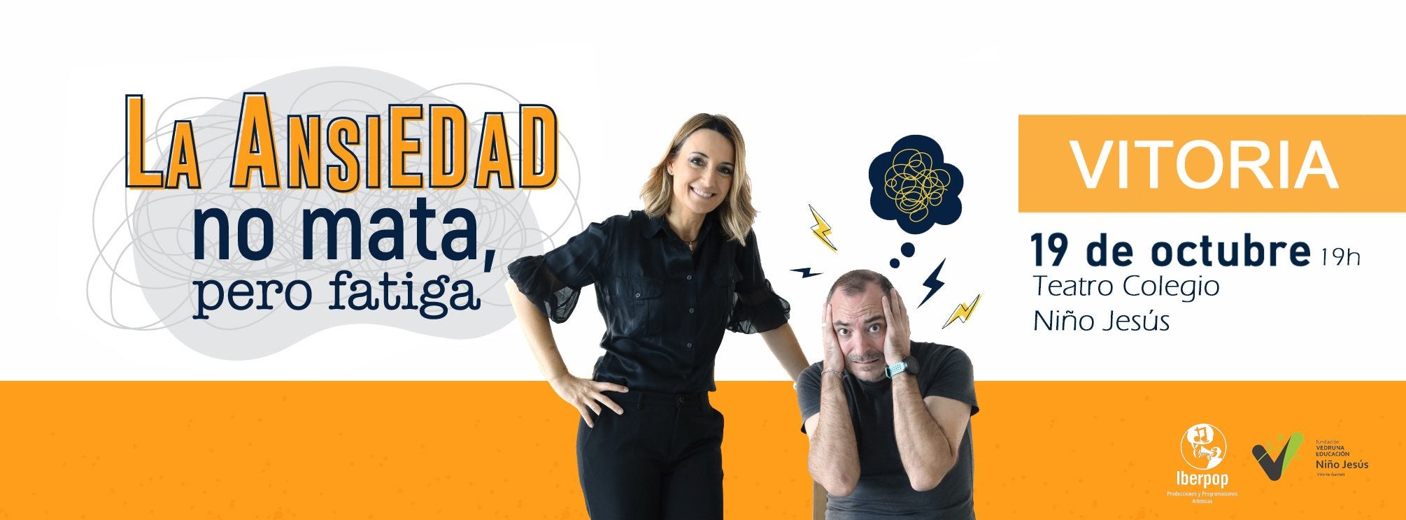 Patricia Ramírez: "En la obra tratamos la ansiedad a través del humor aunque pueda ser algo dramático" Patricia Ramírez: "En la obra tratamos la ansiedad a través del humor aunque pueda ser algo dramático"