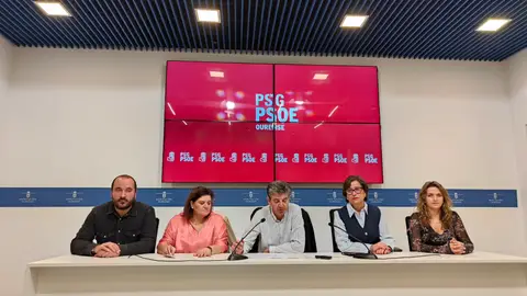 Rolda de prensa do grupo provincial do Psoe en Ourense Rolda de prensa do grupo provincial do Psoe en Ourense