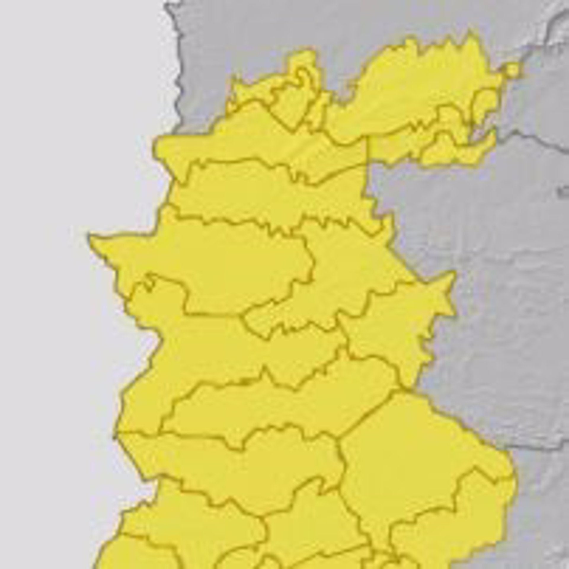 Alerta amarilla activa por lluvias este martes en toda Extremadura Alerta amarilla activa por lluvias este martes en toda Extremadura