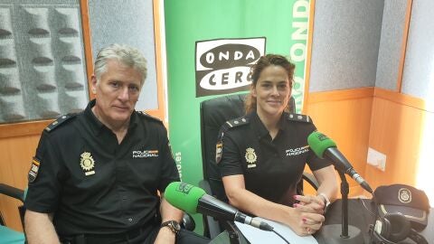 Pl&aacute;cido Mart&iacute;nez y Diana Olmo, Jefes de las Comisar&iacute;as de Ciutadella y Ma&oacute;.