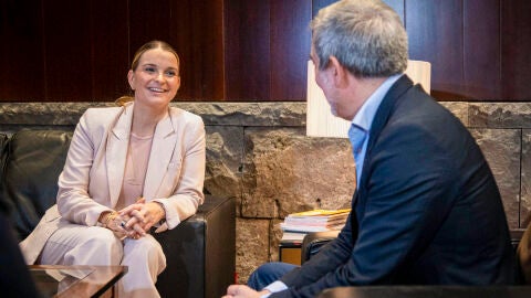 Marga Prohens, Presidenta de Baleares y Fernando Clavijo, Presidente del Gobierno de Canarias 