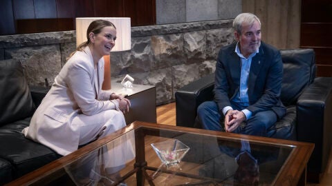 Marga Prohens, Presidenta de Baleares y Fernando Clavijo, Presidente del Gobierno de Canarias