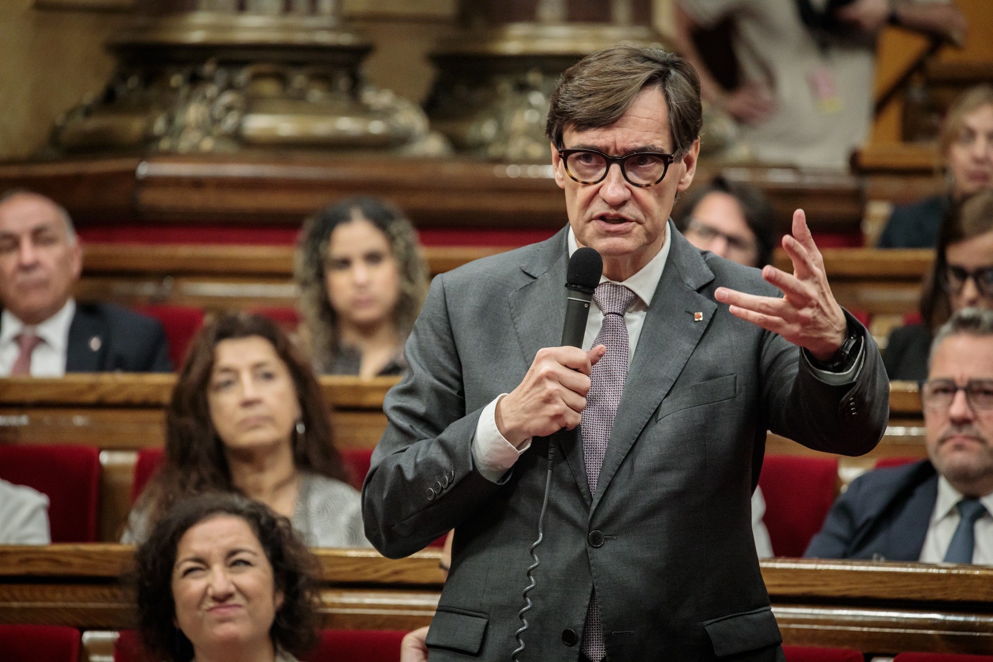 Salvador Illa promet enfortir l’Agència Tributària de Catalunya Salvador Illa promet enfortir l’Agència Tributària de Catalunya