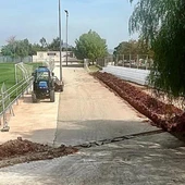 Trabajos de construcción del nuevo parque de calistenia de Benifairó de les Valls Trabajos de construcción del nuevo parque de calistenia de Benifairó de les Valls