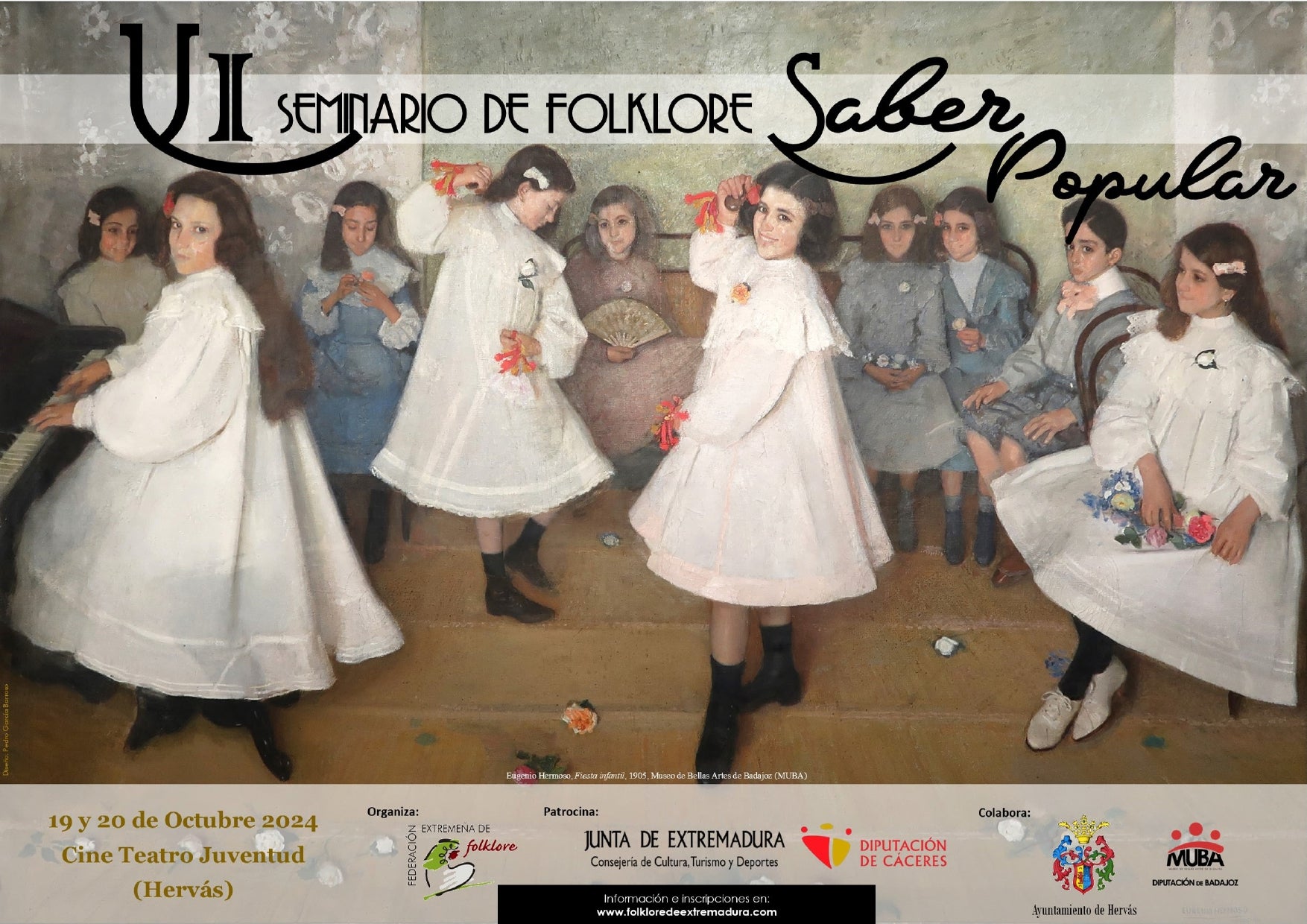 Hervás acogerá el 19 y 20 de octubre el VI Seminario de Folklore 'Saber Popular' Hervás acogerá el 19 y 20 de octubre el VI Seminario de Folklore 'Saber Popular'