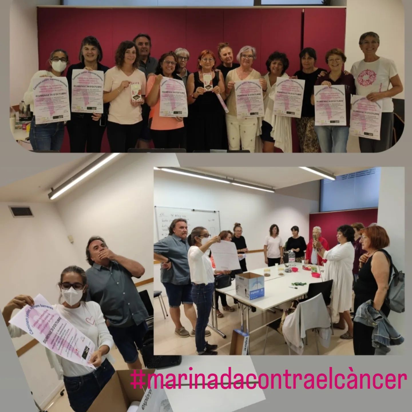 L'Associació La Marinada celebra la vida amb la caminada solidària de diumenge amb motiu del Dia Mundial contra el Càncer de Mama L'Associació La Marinada celebra la vida amb la caminada solidària de diumenge amb motiu del Dia Mundial contra el Càncer de Mama