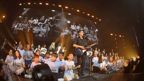 Jorge Ruiz, l&iacute;der de Maldita Nerea en una foto de su gira 2024