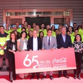 Mazón resalta el "ejemplo" en "potencia industrial" de Coca-cola por el 65º aniversario de su planta de Quart de Pobet.