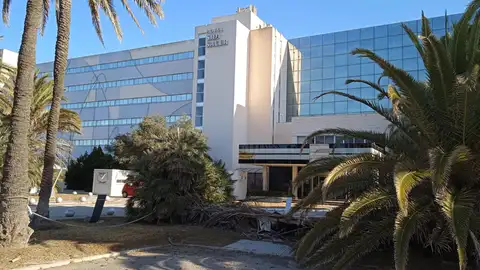 Imagen del estado actual del antiguo hotel Sidi Saler sentencia