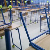 Archivo - Aula de un colegio.