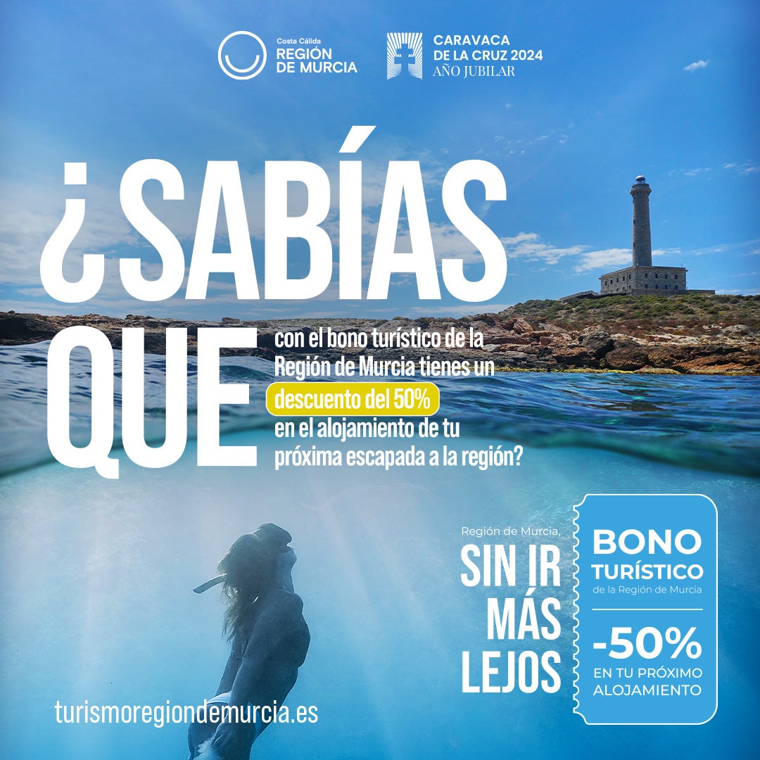 Explora la Región de Murcia con Descuentos del 50%: ¡Aprovecha el Bono Turístico! Explora la Región de Murcia con Descuentos del 50%: ¡Aprovecha el Bono Turístico!