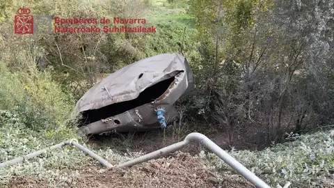 Muere un trabajador al explotar un depósito de residuos agrícolas en la alcoholera de Estella Muere un trabajador al explotar un depósito de residuos agrícolas en la alcoholera de Estella