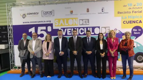 Responsables políticos e integrantes de Convecu, en la inauguración este viernes Responsables políticos e integrantes de Convecu, en la inauguración este viernes