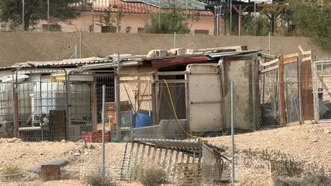 Chabolas en la Cañada del Fenollar Chabolas en la Cañada del Fenollar
