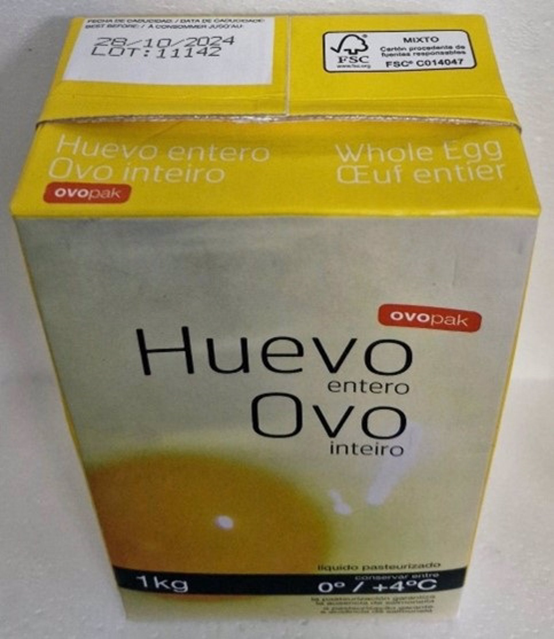 Localizan en Andalucía salmonella en bricks de huevo entero líquido pasteurizado de una marca distribuida en Extremadura Localizan en Andalucía salmonella en bricks de huevo entero líquido pasteurizado de una marca distribuida en Extremadura