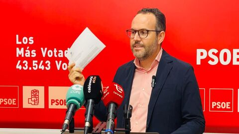 H&eacute;ctor D&iacute;ez, portavoz del PSOE en el Ayuntamiento de Elche. 