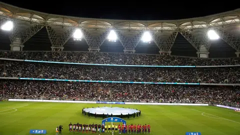 Imagen de estadio Rey Abdullah, en la ciudad de Yeda (Arabia Saudí) Imagen de estadio Rey Abdullah, en la ciudad de Yeda (Arabia Saudí)