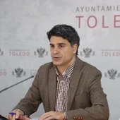 Juanjo Alcalde en rueda de prensa Juanjo Alcalde en rueda de prensa