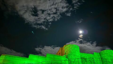 Onda iluminar&aacute; el Castillo de las 300 torres de color verde para arrancar la Fira 2024