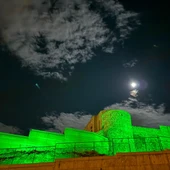 Onda iluminará el Castillo de las 300 torres de color verde para arrancar la Fira 2024 Onda iluminará el Castillo de las 300 torres de color verde para arrancar la Fira 2024