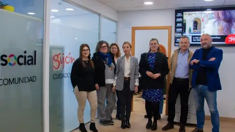 Inaugurada la nueva unidad de trabajo social de La Calzada Inaugurada la nueva unidad de trabajo social de La Calzada