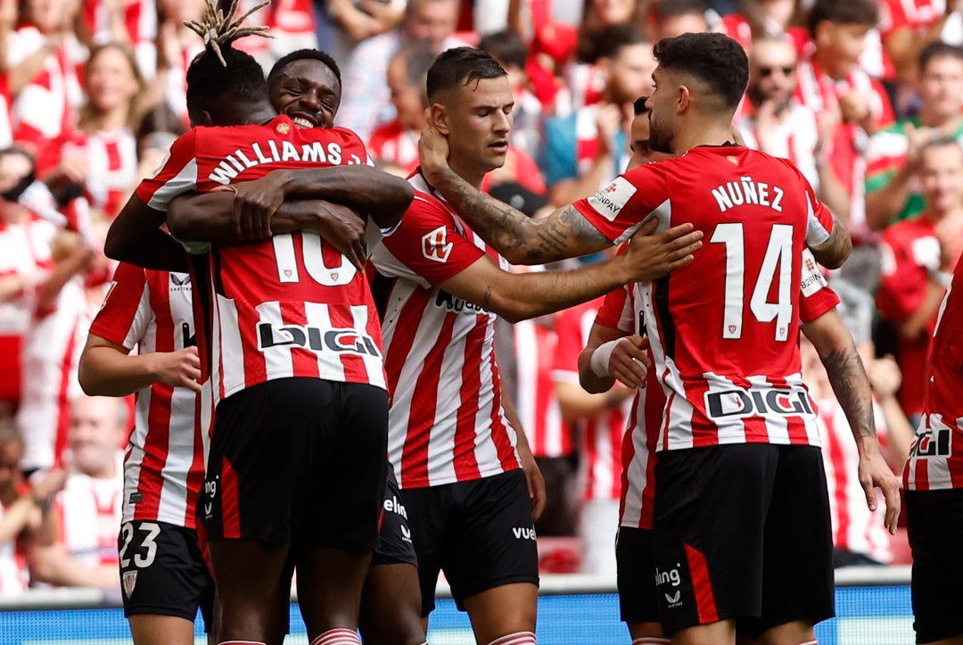 El Athletic golea al Espanyol al ritmo de los Williams y Berenguer (4-1) El Athletic golea al Espanyol al ritmo de los Williams y Berenguer (4-1)