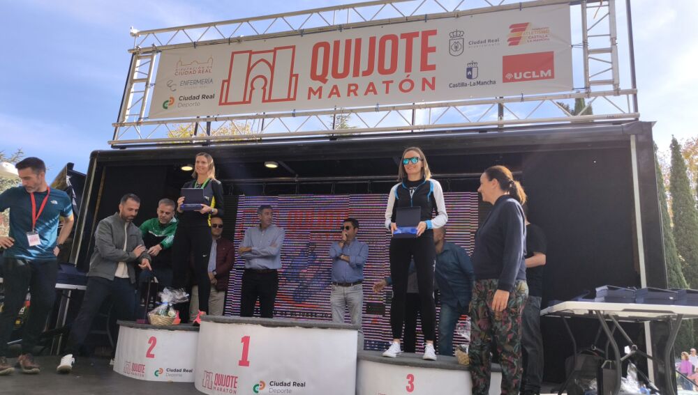 Ganadoras de la media maratón femenino