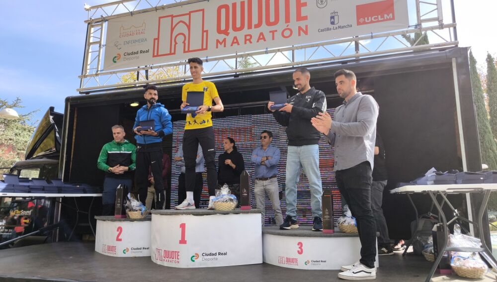 Ganadores de la media maratón masculina