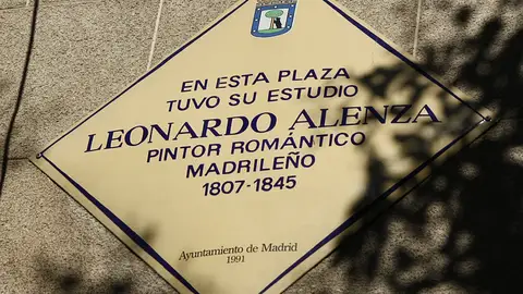 Placa de Leonardo Alenza Placa de Leonardo Alenza