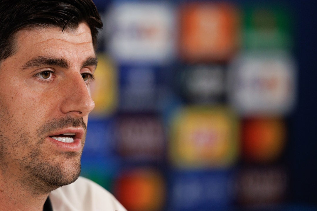 Courtois responde a Simeone Courtois responde a Simeone