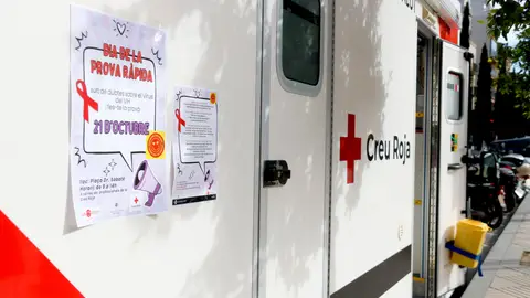 Unitat mòbil de la Creu Roja Unitat mòbil de la Creu Roja