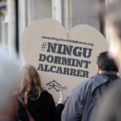 Imatge d'una de les darreres campanyes de la Fundació Arrels Imatge d'una de les darreres campanyes de la Fundació Arrels