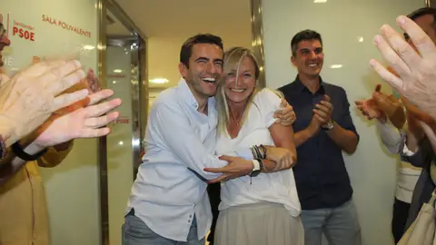 Susana Herrán junto a Pedro Casares Susana Herrán junto a Pedro Casares
