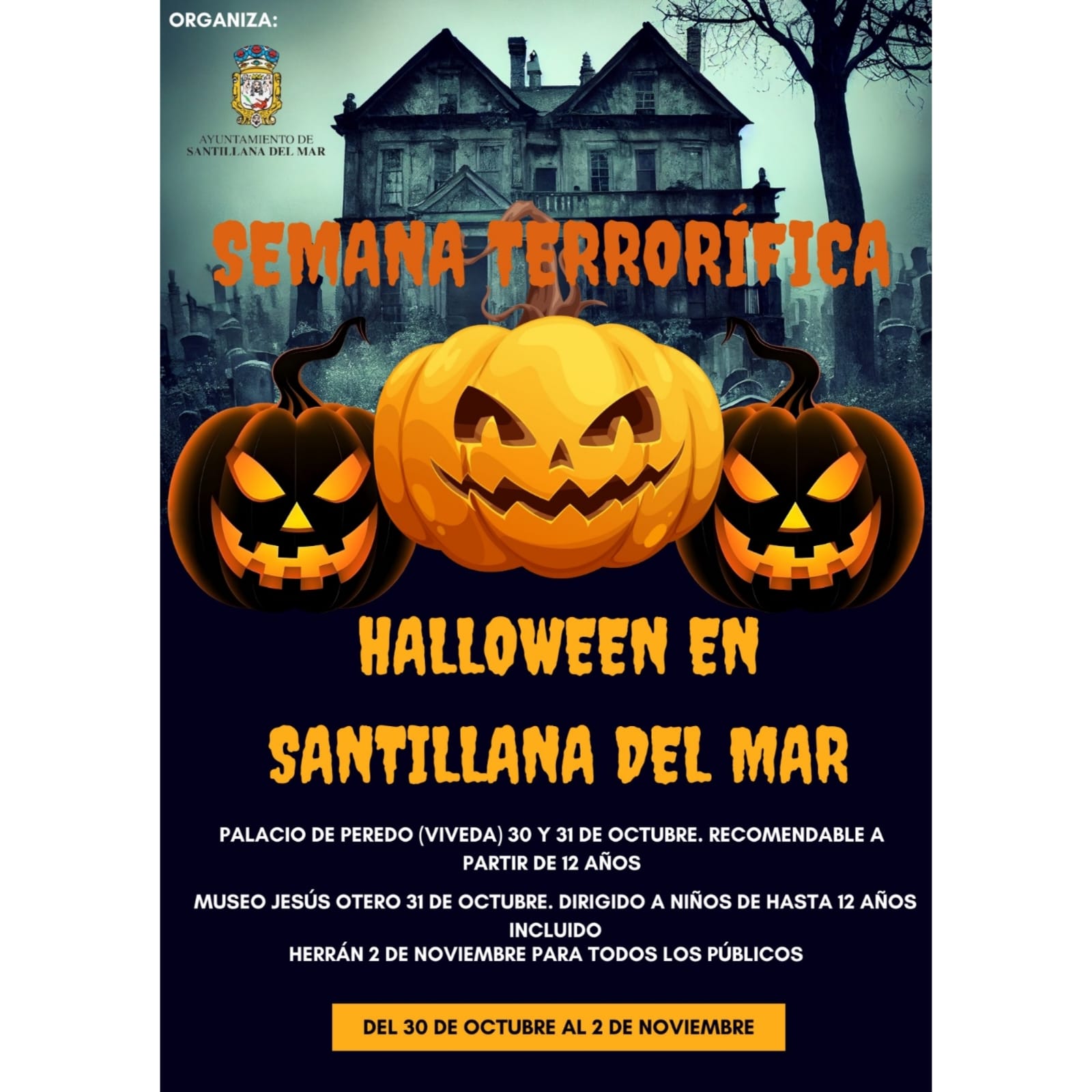 Halloween 2024 en Santillana del Mar: ludoteca y una semana terrorífica Halloween 2024 en Santillana del Mar: ludoteca y una semana terrorífica
