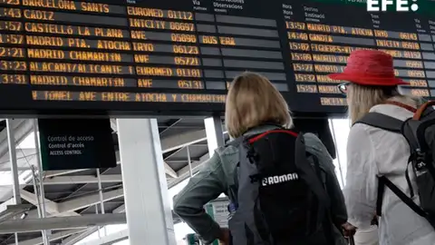 Imagen de archivo de la estación de ferrocarril Joaquín Sorolla en Valencia. Imagen de archivo de la estación de ferrocarril Joaquín Sorolla en Valencia.