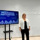 La concejala de Participación Ciudadana, Anabel García, en la presentación de los Presupuestos Participativos 2025