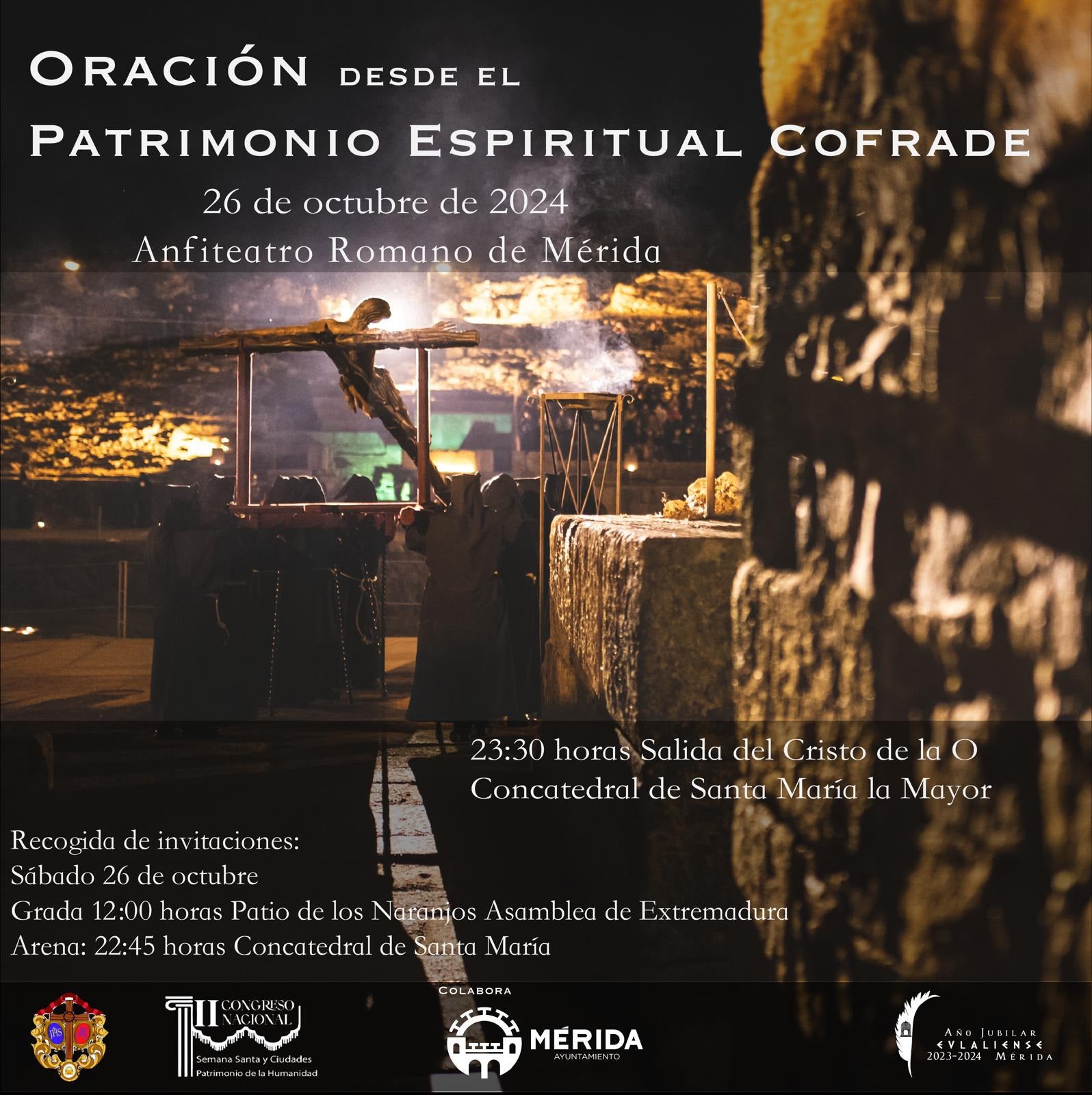 Más de 150 cofrades participarán este fin de semana en Mérida en el Congreso Nacional Semana Santa y Ciudades Patrimonio Más de 150 cofrades participarán este fin de semana en Mérida en el Congreso Nacional Semana Santa y Ciudades Patrimonio