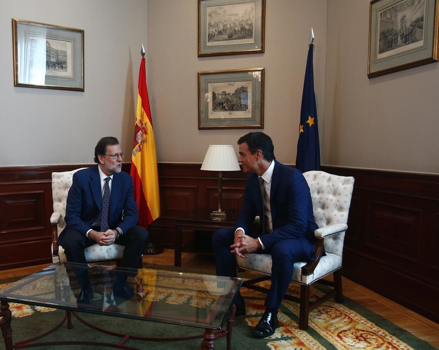 Cuando Pedro Sánchez plantó a Rajoy "sin explicación", en una reunión en Moncloa Cuando Pedro Sánchez plantó a Rajoy "sin explicación", en una reunión en Moncloa