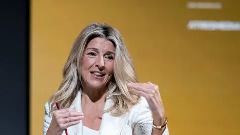 La vicepresidenta segunda y ministra de Trabajo, Yolanda Díaz, en una jornada de ‘Metafuturo’. La vicepresidenta segunda y ministra de Trabajo, Yolanda Díaz, en una jornada de ‘Metafuturo’.