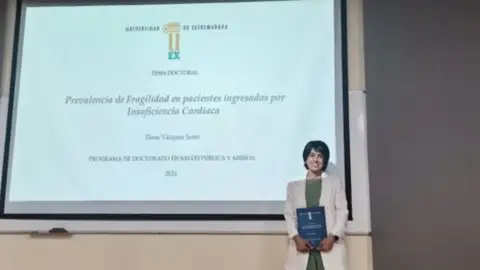 Una tesis de la UEx revela la alta prevalencia de fragilidad en mayores de 65 años ingresados por Insuficiencias Cardíacas Una tesis de la UEx revela la alta prevalencia de fragilidad en mayores de 65 años ingresados por Insuficiencias Cardíacas
